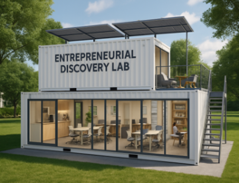 Concept render of the Entrepreneurial Discovery Lab
