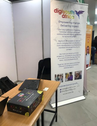 DigiYouth Africa presenting at a careers event